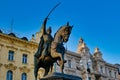 Count Josip JelaÃÂiÃâ¡ von BuÃÂ¾im Statue, Zagreb, Croatia